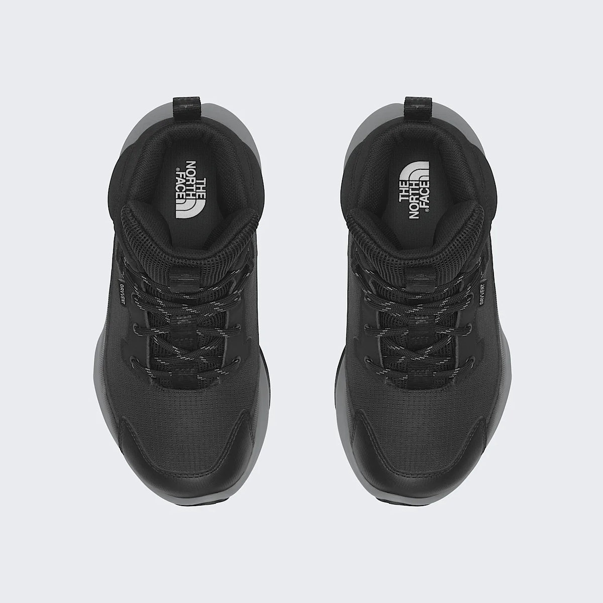 Youth Mid Waterproof Hiking Boots - Black