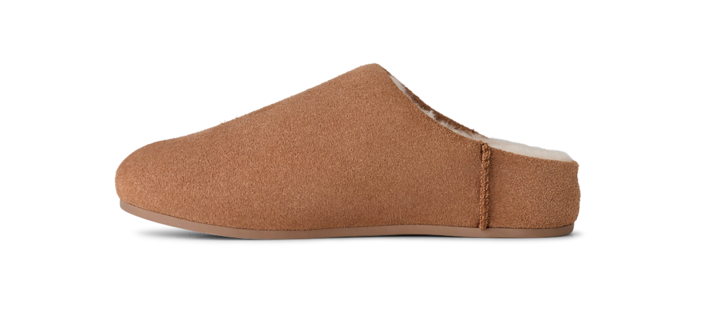 Women's Water-Resistant Suede Slip-On - Black