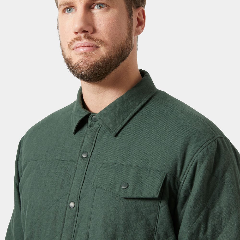 Men's Insulated Shirt Jacket - Dark Blue
