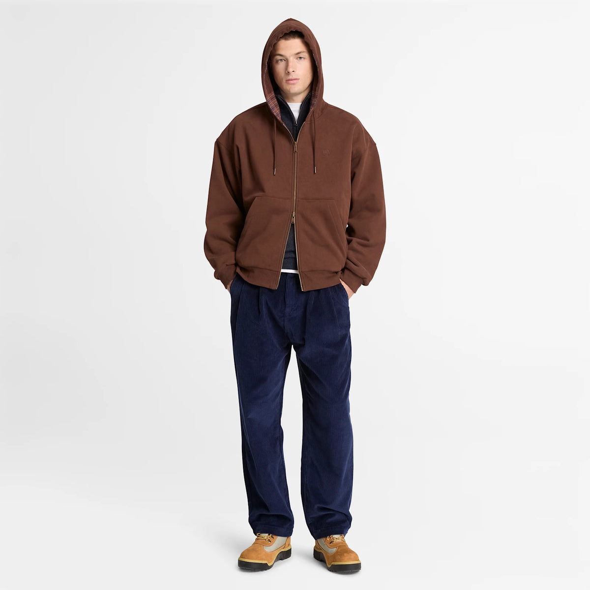 Men's Reversible Hooded Sweatshirt