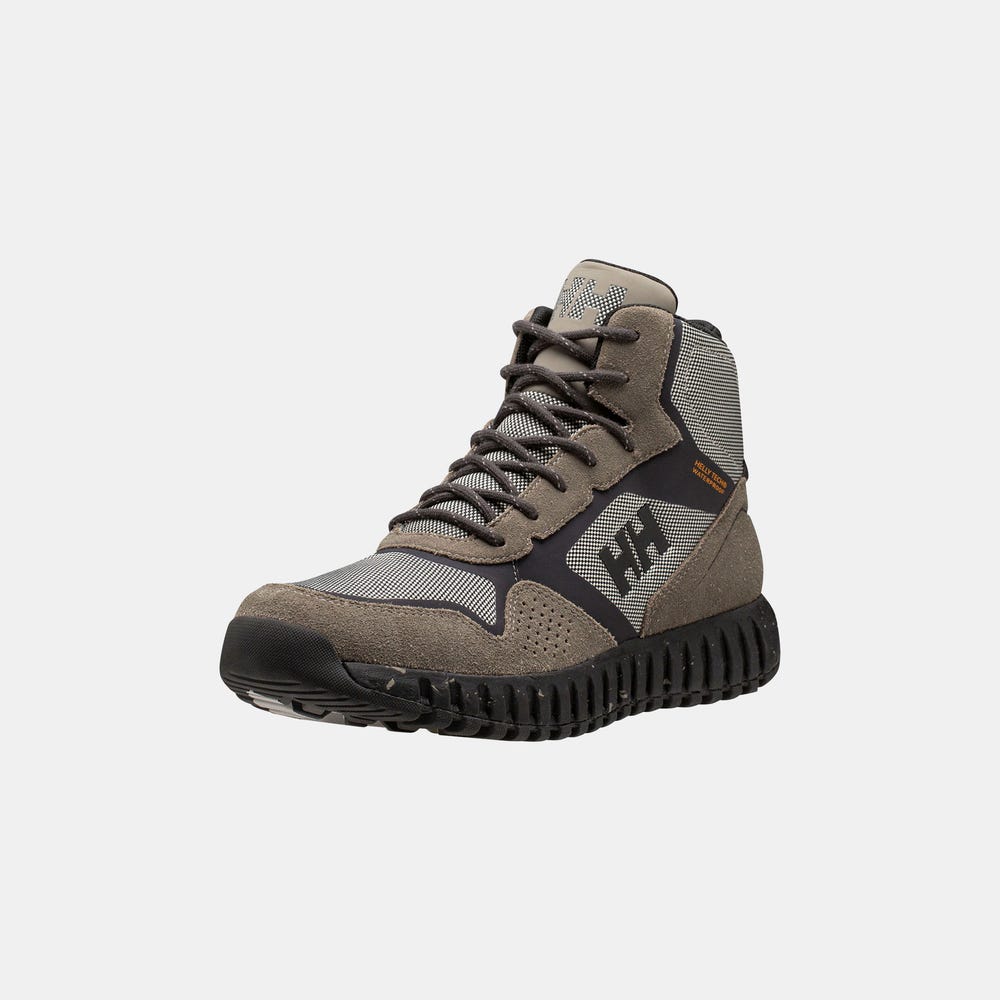 Men's Waterproof Suede Hiking Boots - Brown