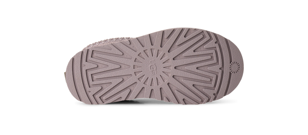 Kids' Iridescent Leather Platform Slippers