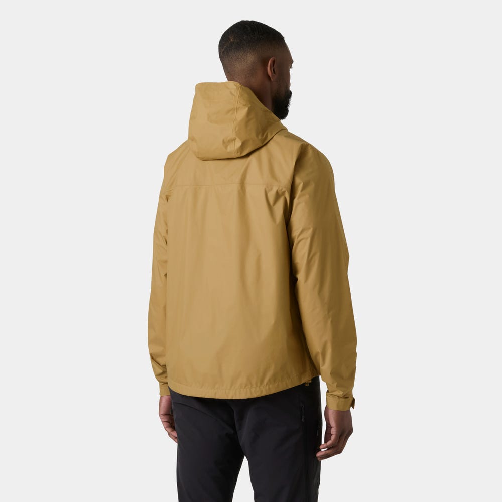 Men's Packable Waterproof Shell Jacket - Green