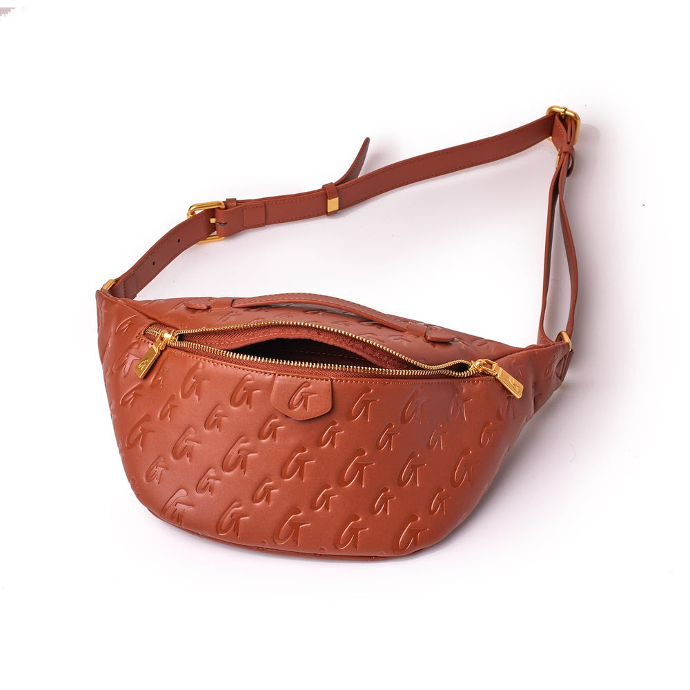Adjustable Belt Bag - Brown