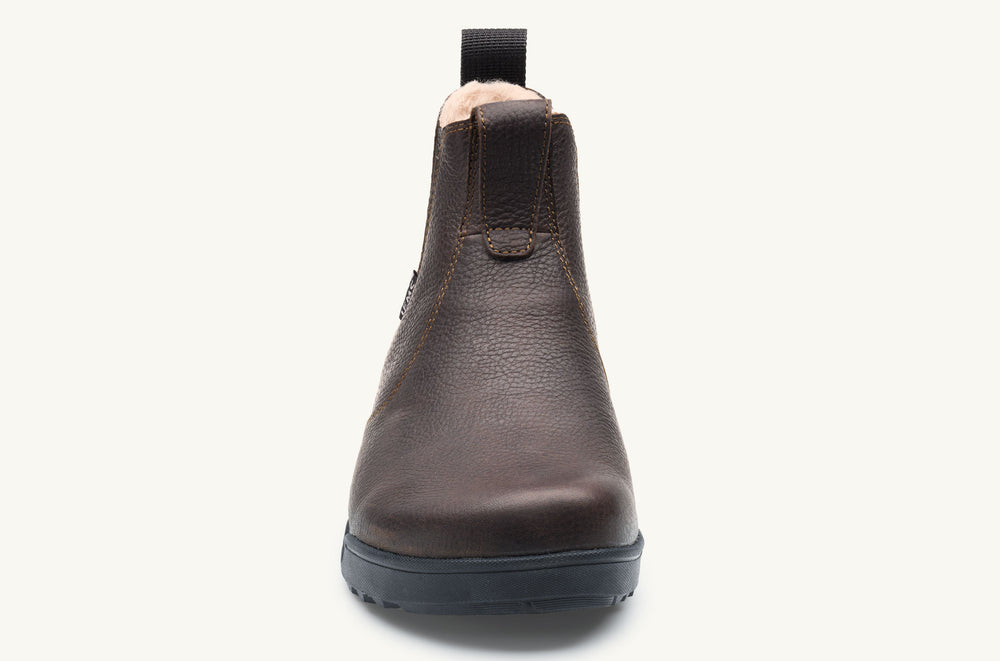 Women's Waterproof Leather Chelsea Boot - Brown