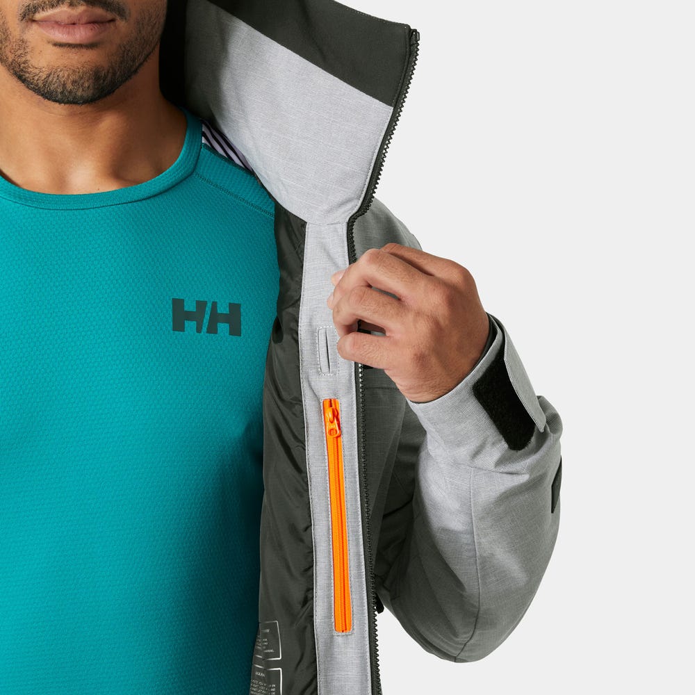 Men's Insulated Ski Jacket - Opal Green