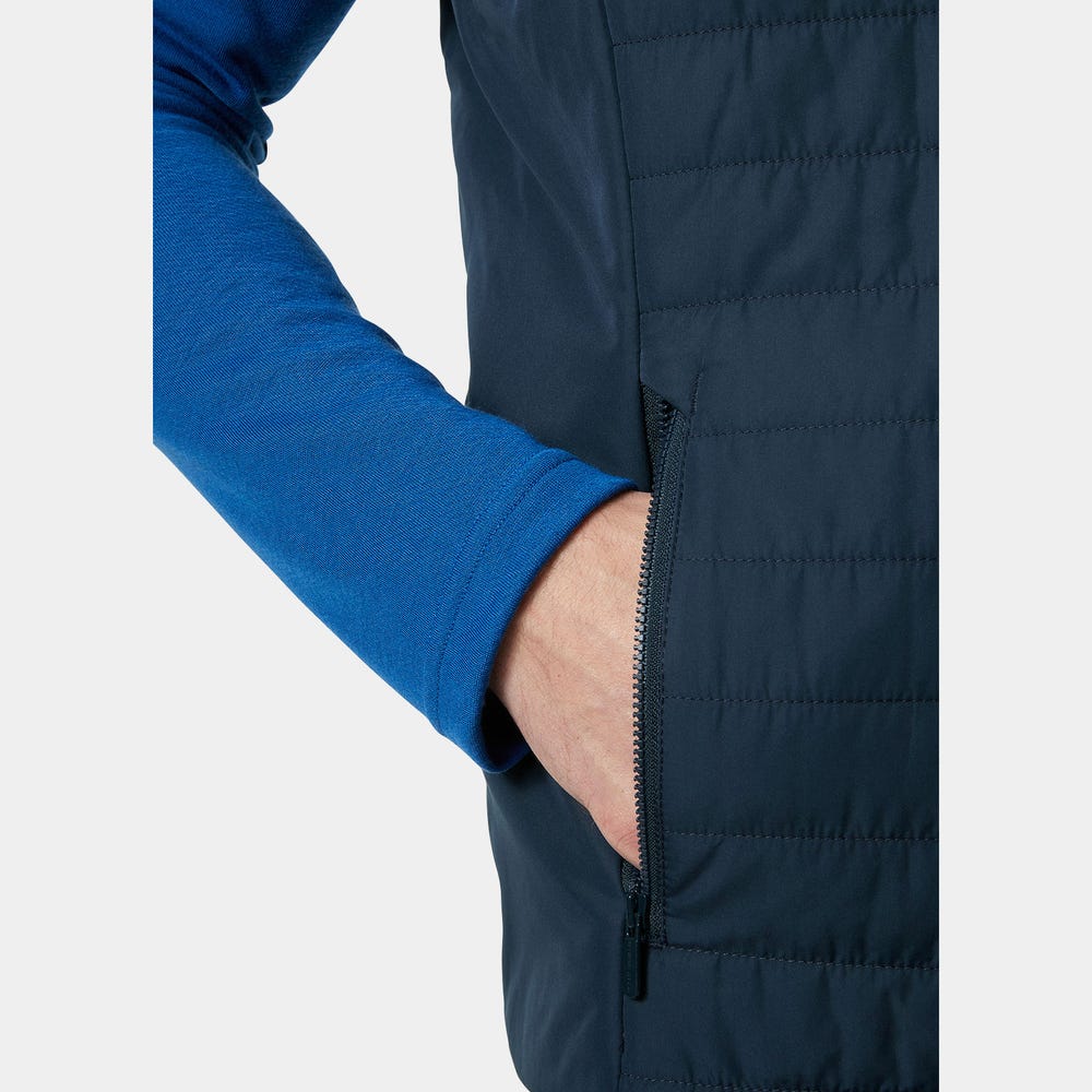 Men's Insulated Sailing Vest - White