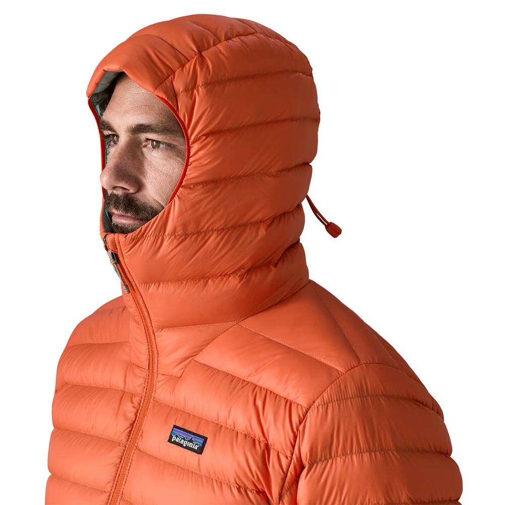 Men's 800-Fill Down Hooded Jacket - Purple