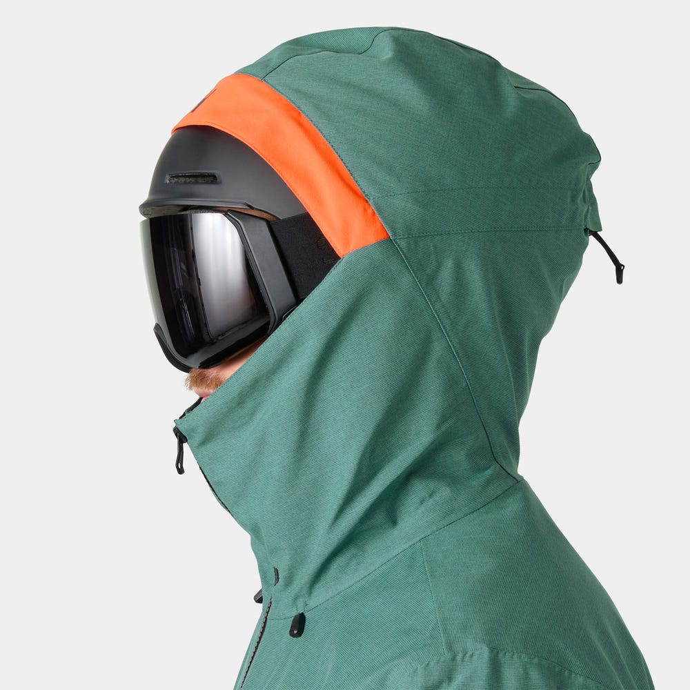 Men's Insulated Ski Jacket - Opal Green