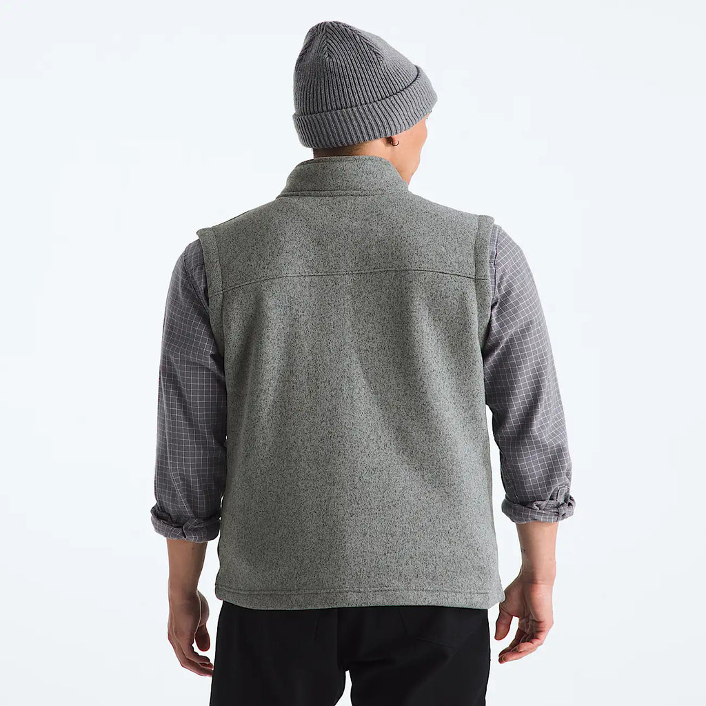 Men's Full-Zip Fleece Vest - Gray
