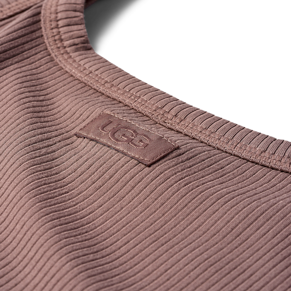 Women's Ribbed Split-Strap Tank Top - Allspice