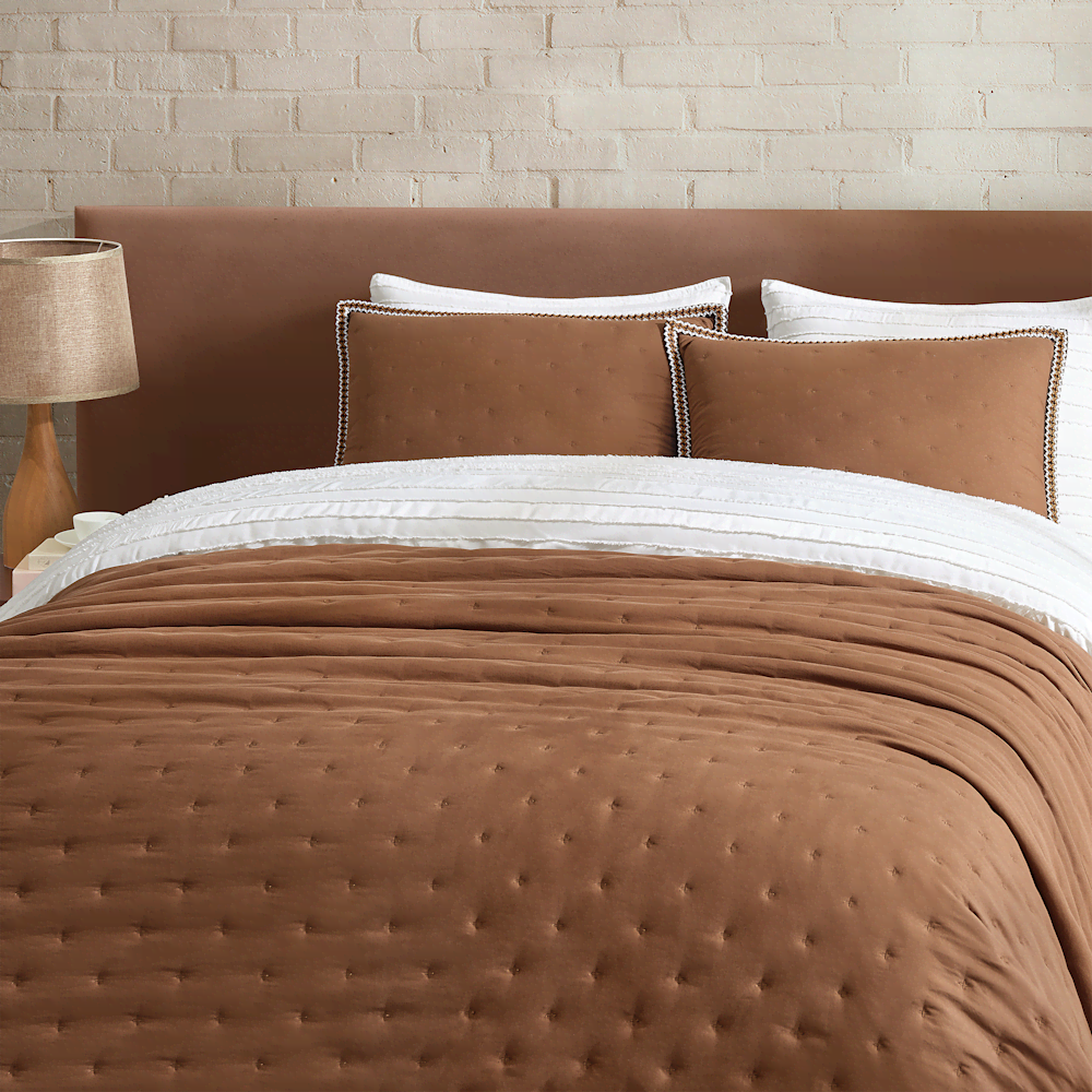 Twin Microfiber Quilt Set