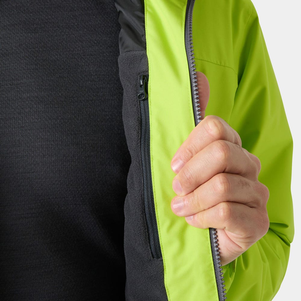 Men's Fleece-Lined Sailing Jacket - White