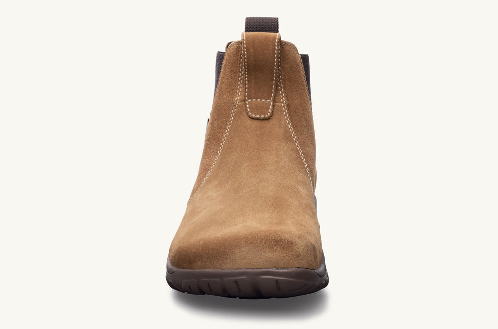Women's Suede Zero-Drop Chelsea Boot - Cedar