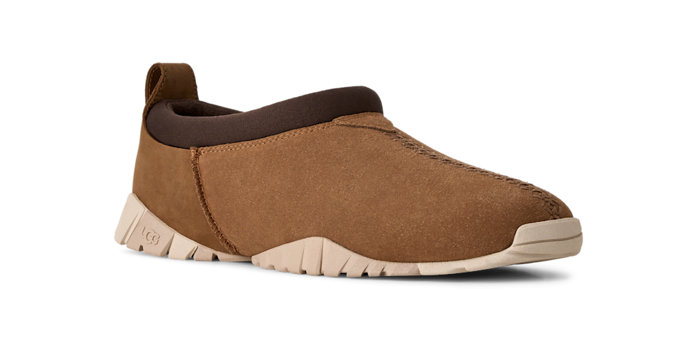 Men's Suede and Nubuck Slip-On Shoe - Olive