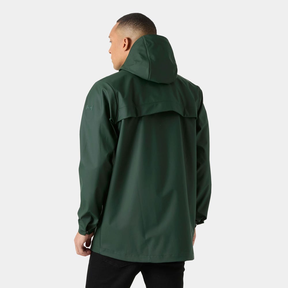 Men's Waterproof PU Raincoat - Navy