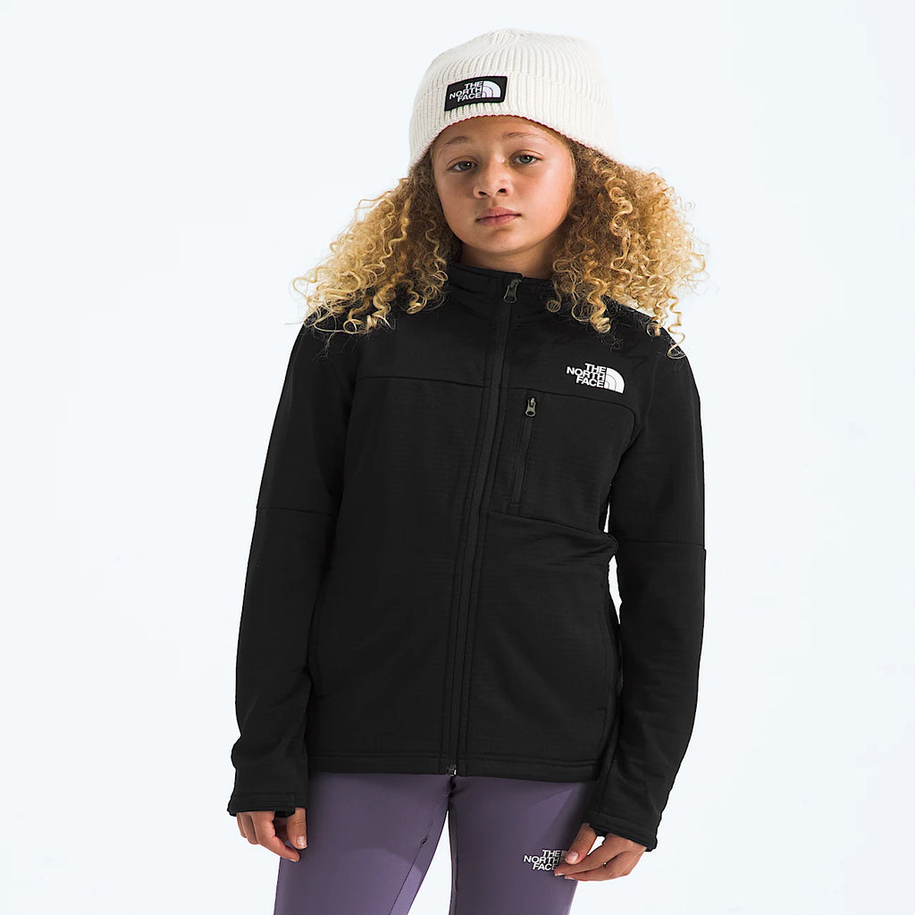 Kids' Full-Zip Mid Layer - Black