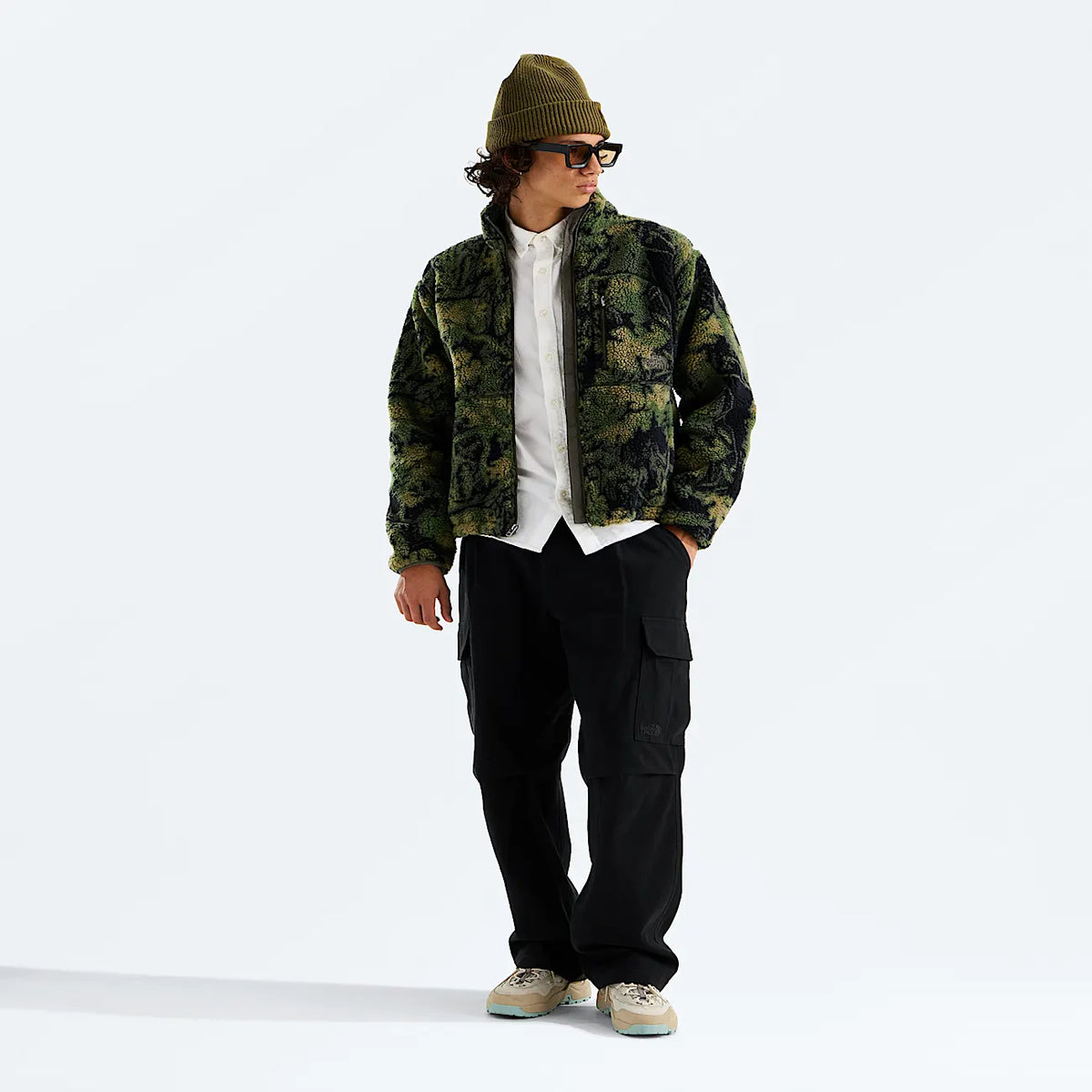 Men's Printed Full-Zip Fleece Jacket