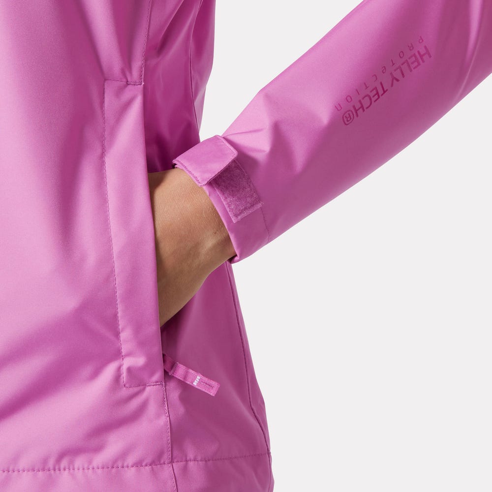 Women's Waterproof Rain Jacket - Hot Pink