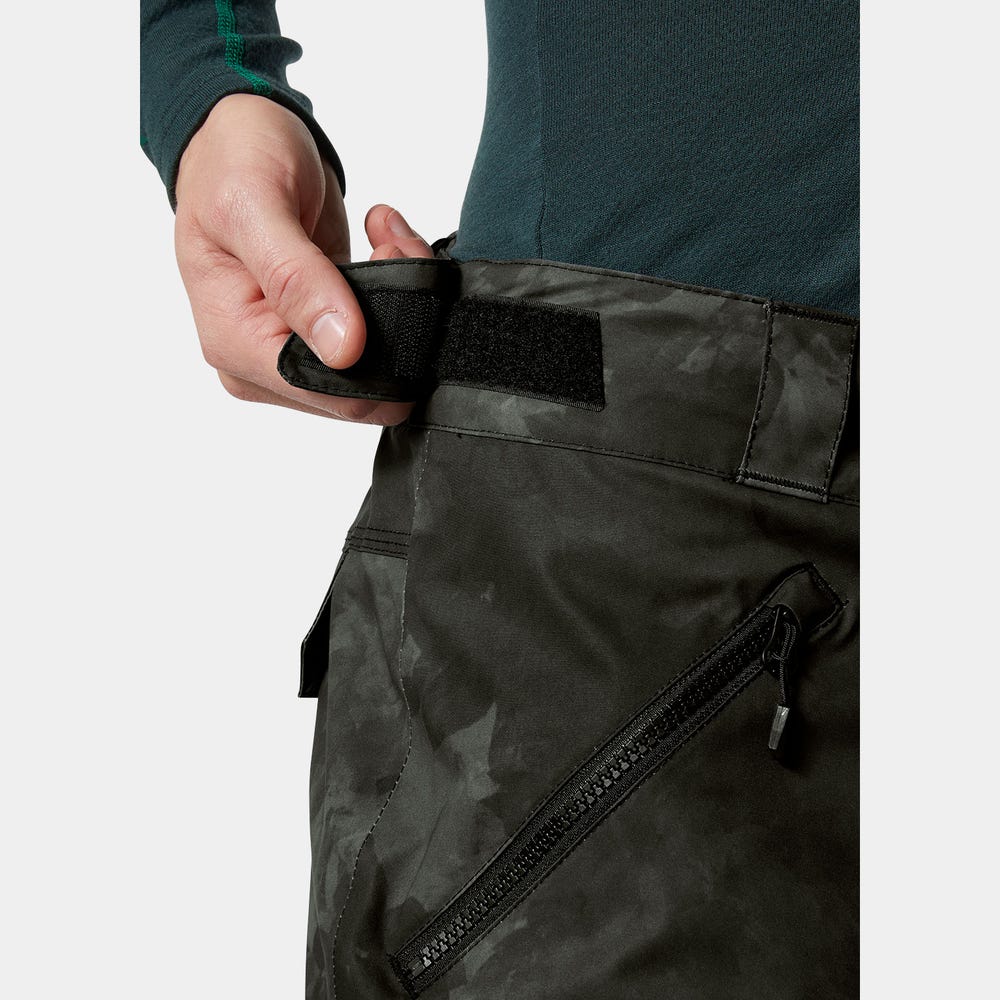 Men's Insulated Cargo Ski Pants - Violet