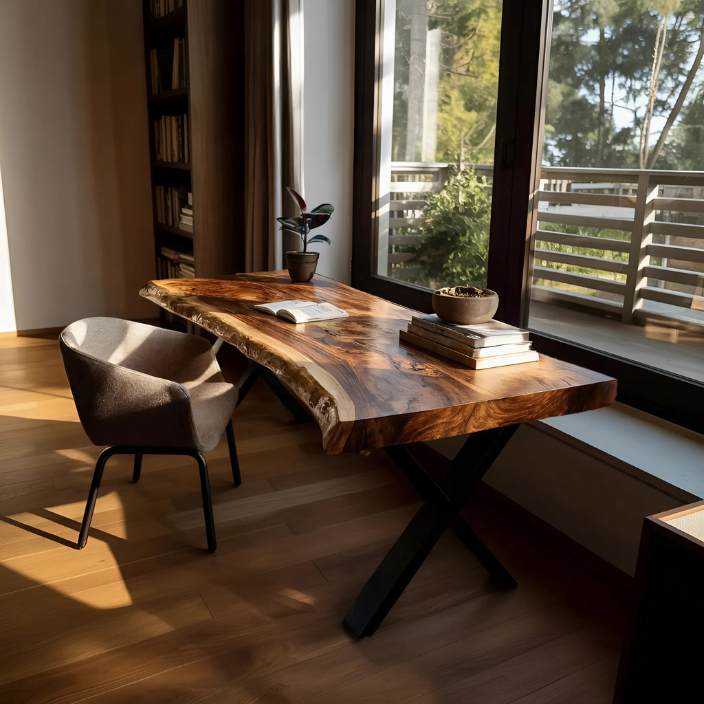 Modern Solid Wood Tabletop For Living Room Design