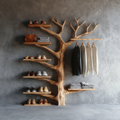 Rustic Wooden Clothing Rack