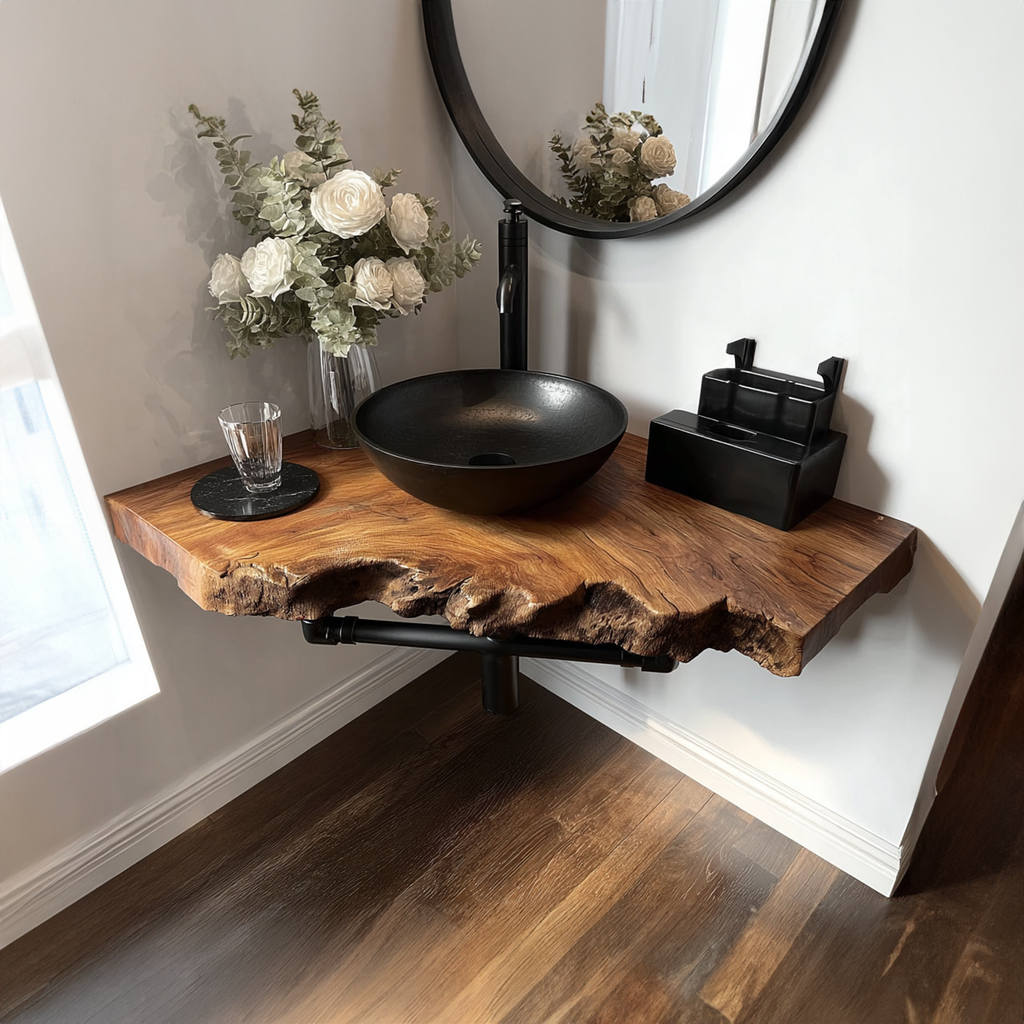 Mid-Century Floating Shelf