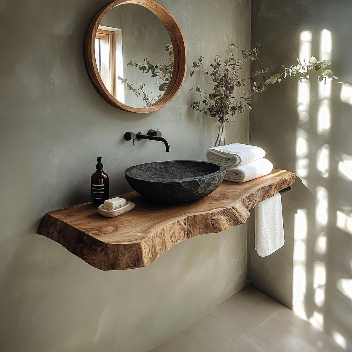 Rustic Floating Shelf