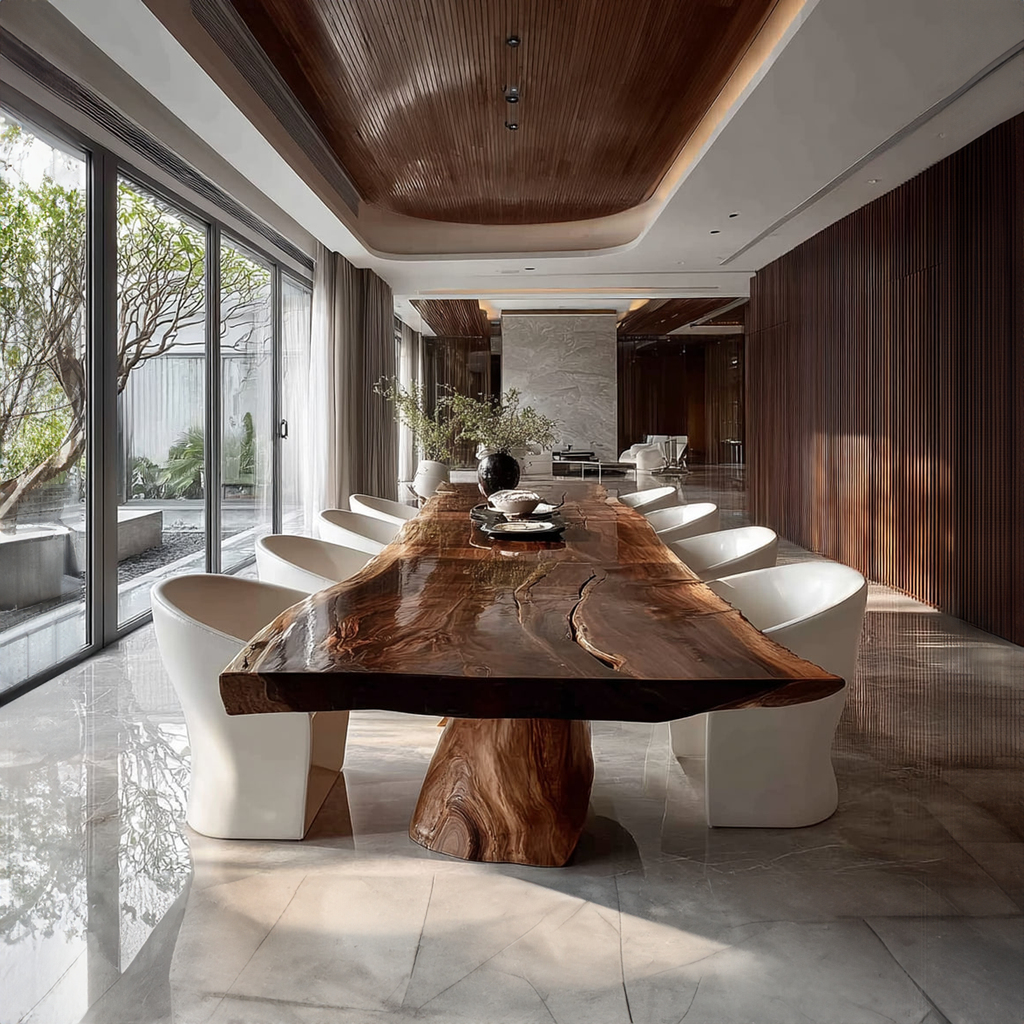 Rustic Live Edge Dining Table