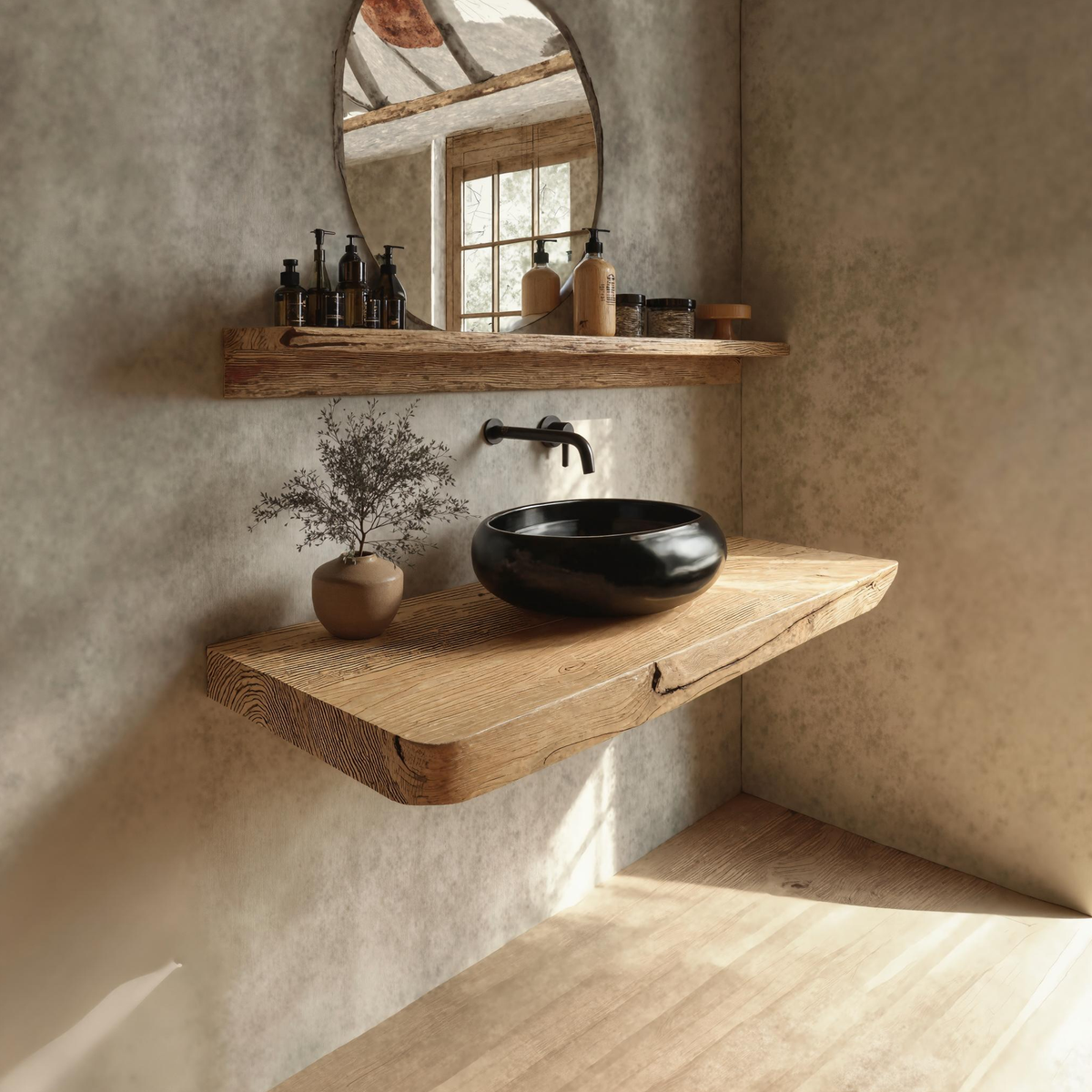 Rustic Floating Shelf