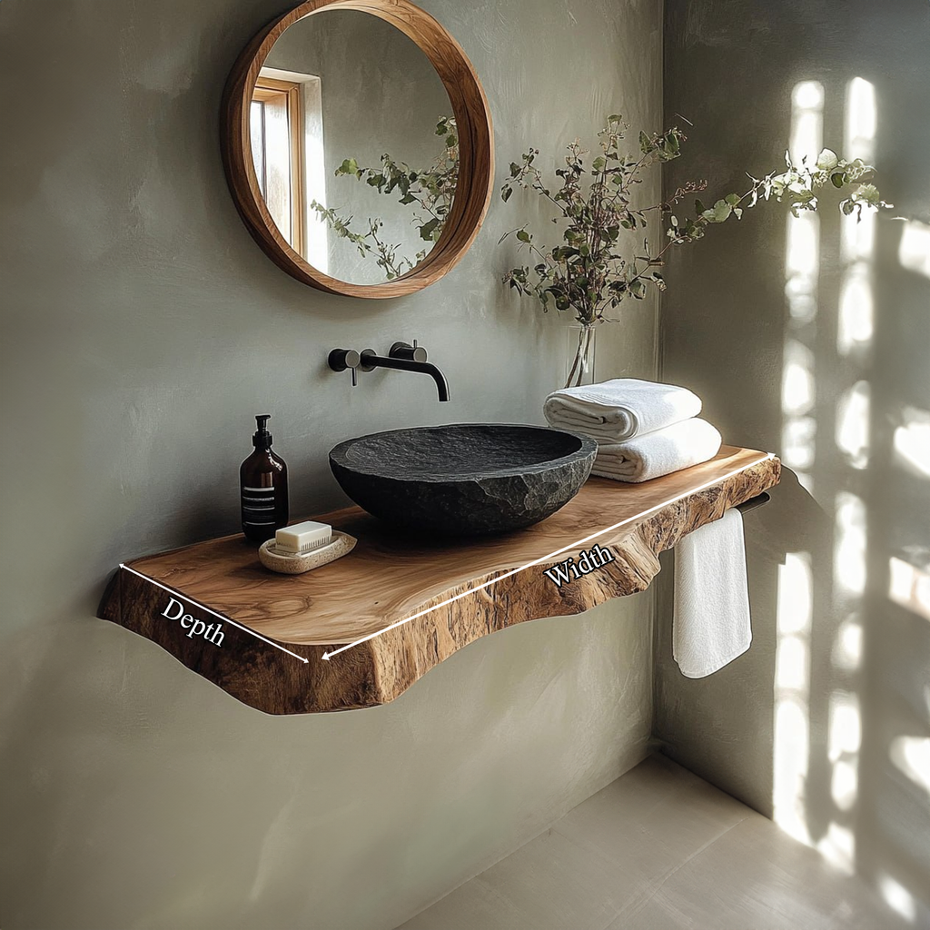 Rustic Floating Shelf