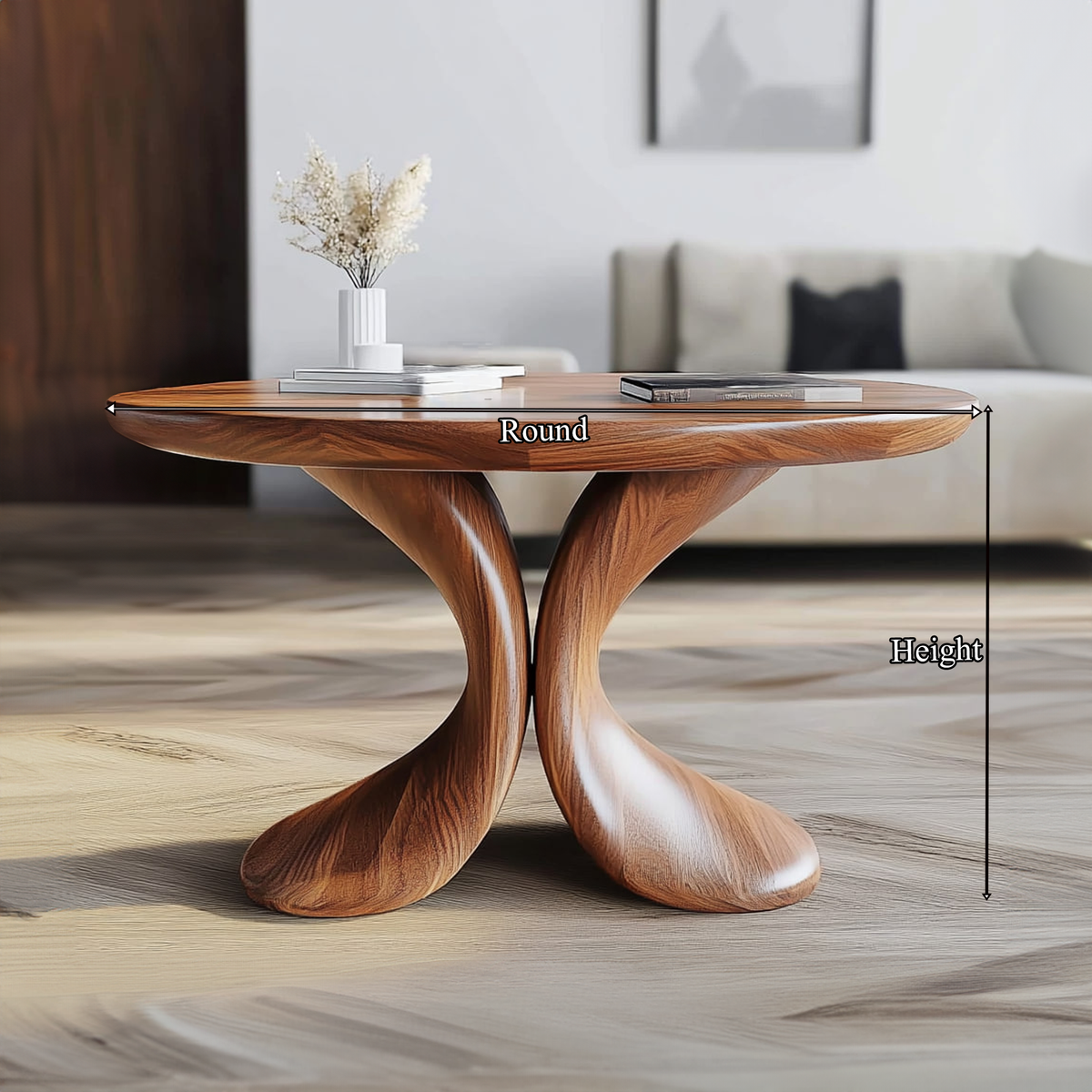 Modern Sculptural Coffee Table