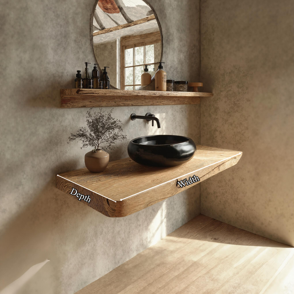 Rustic Floating Shelf