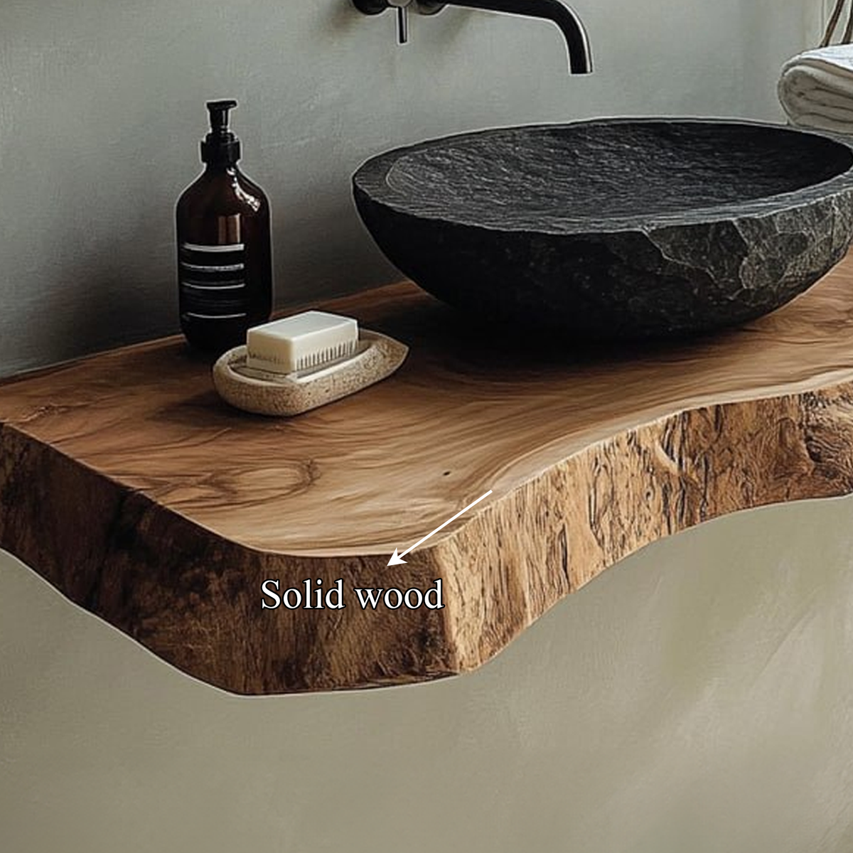Rustic Floating Shelf