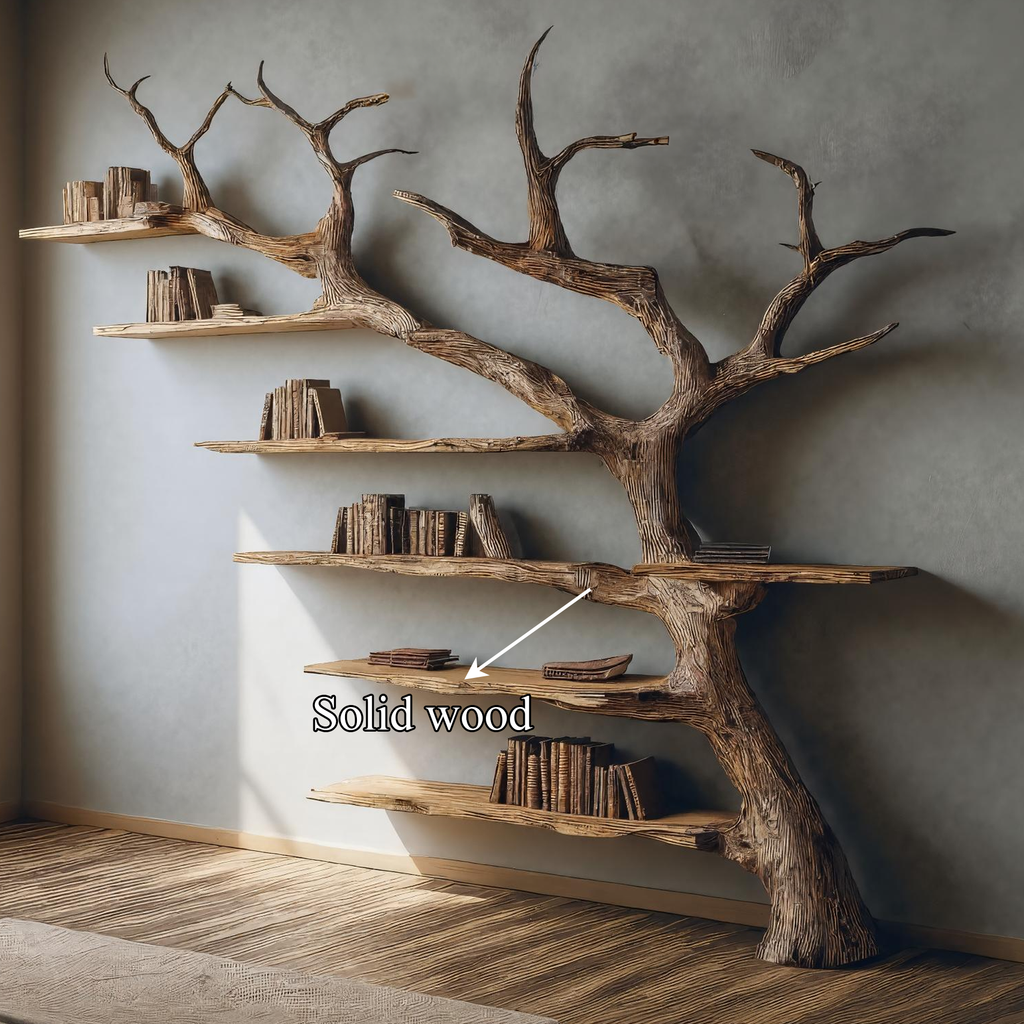 Rustic Branch Bookshelf