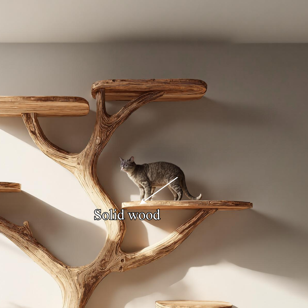 Rustic Cat Tree Perch Living Room Pet Friendly Decor