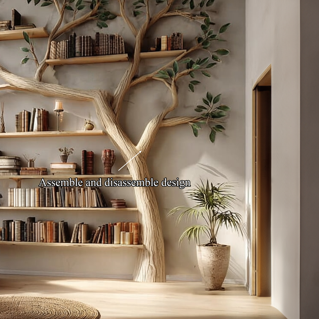 Rustic Tree Bookshelf