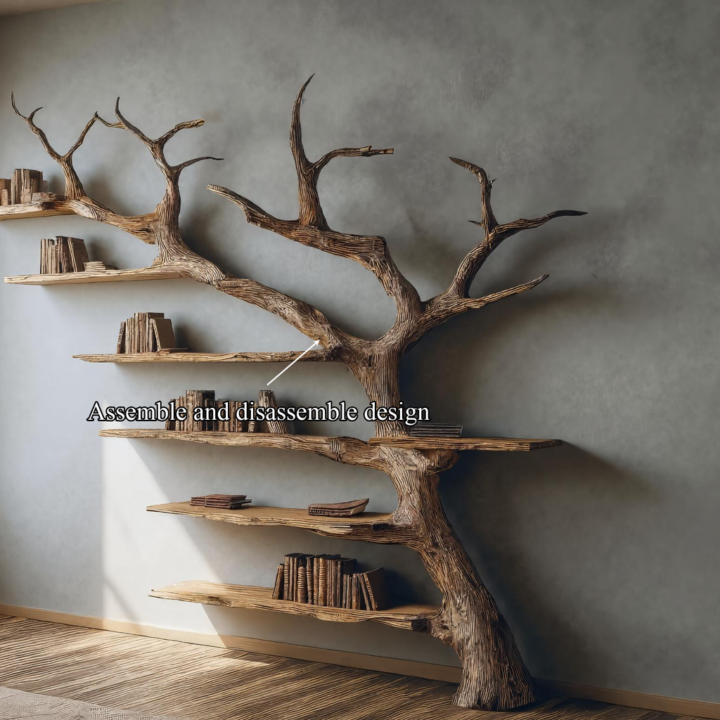 Rustic Branch Bookshelf