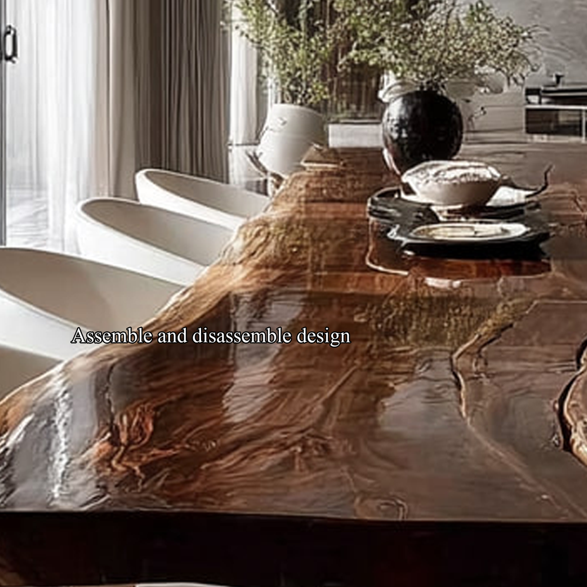 Rustic Live Edge Dining Table