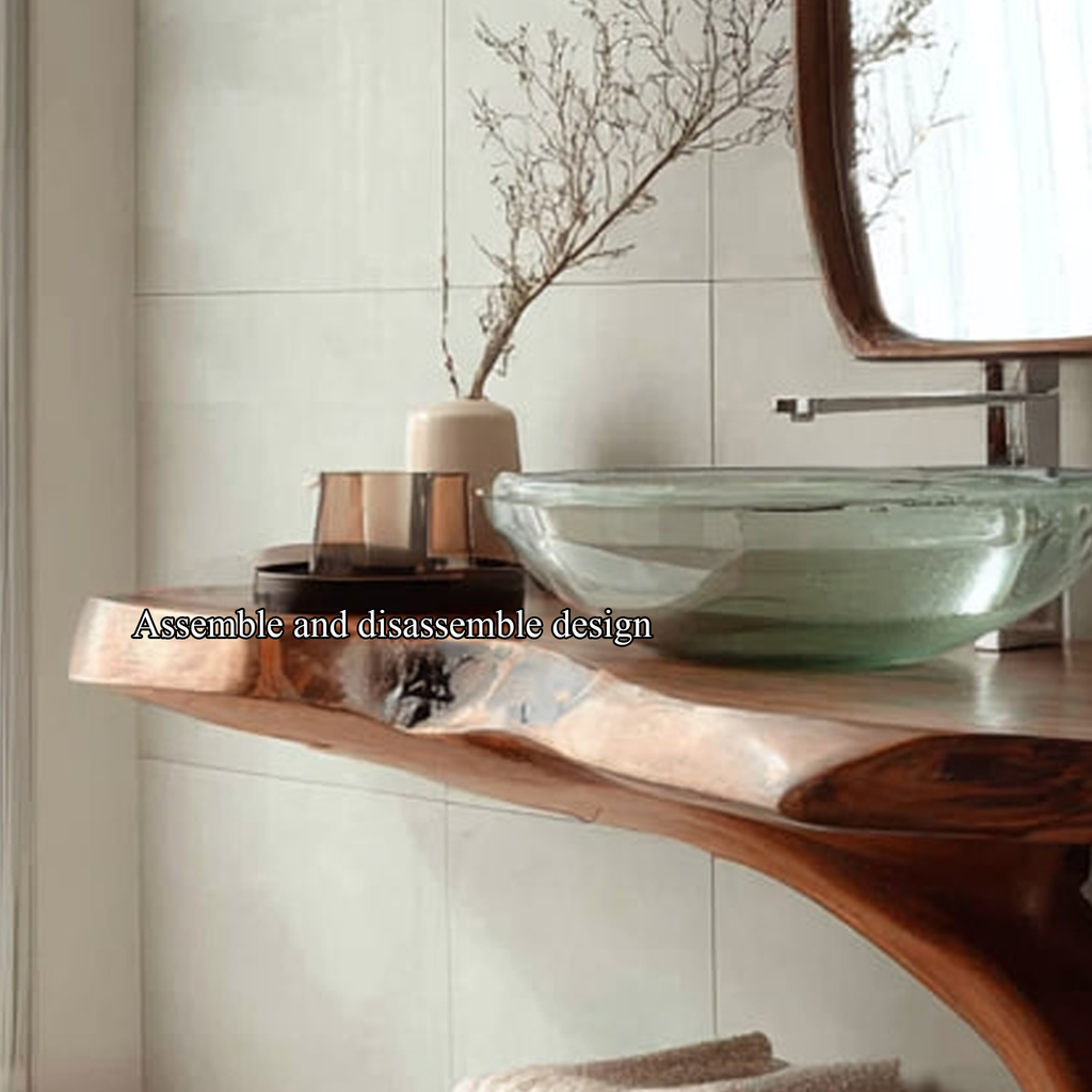 Mid-Century Handmade Washstand