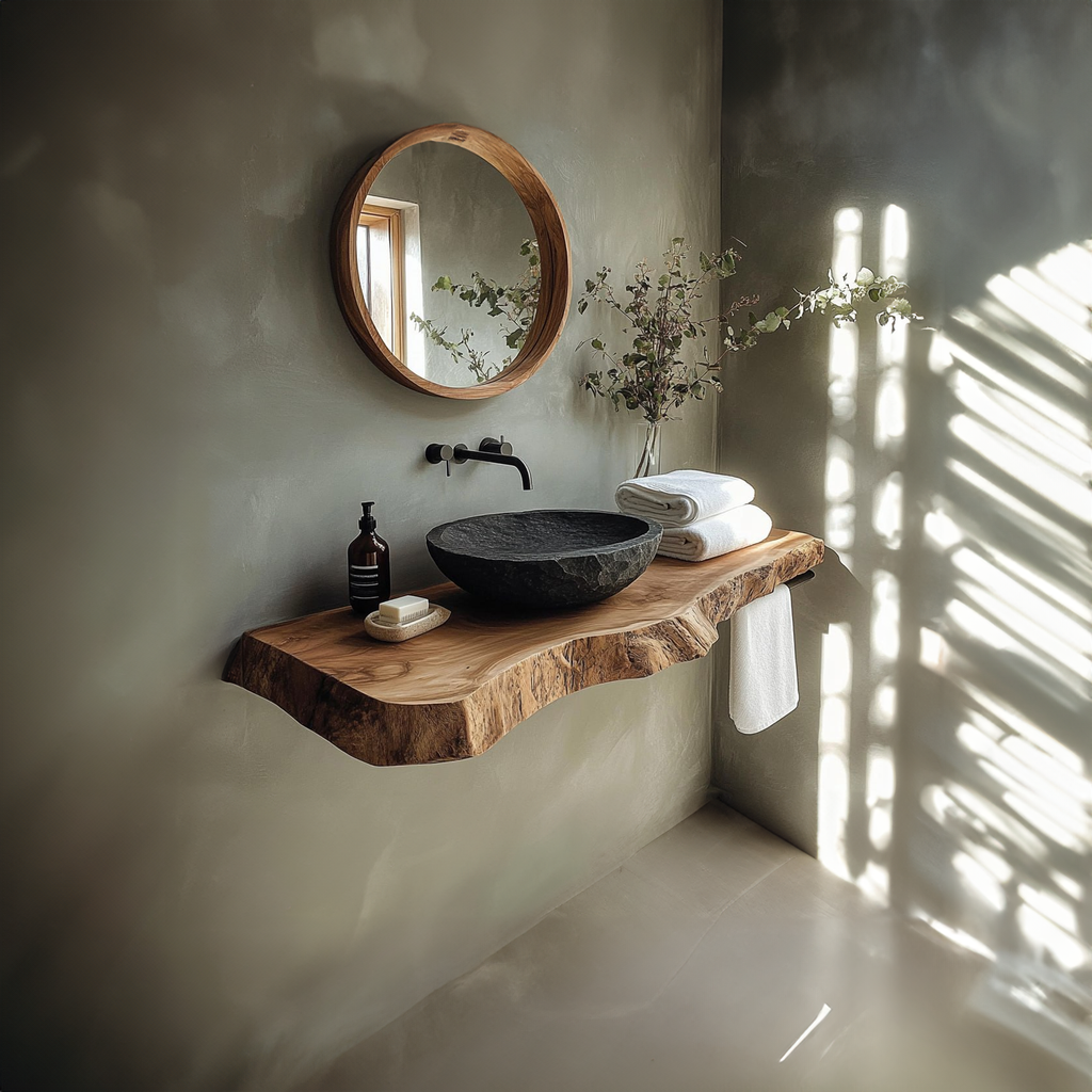 Rustic Floating Shelf