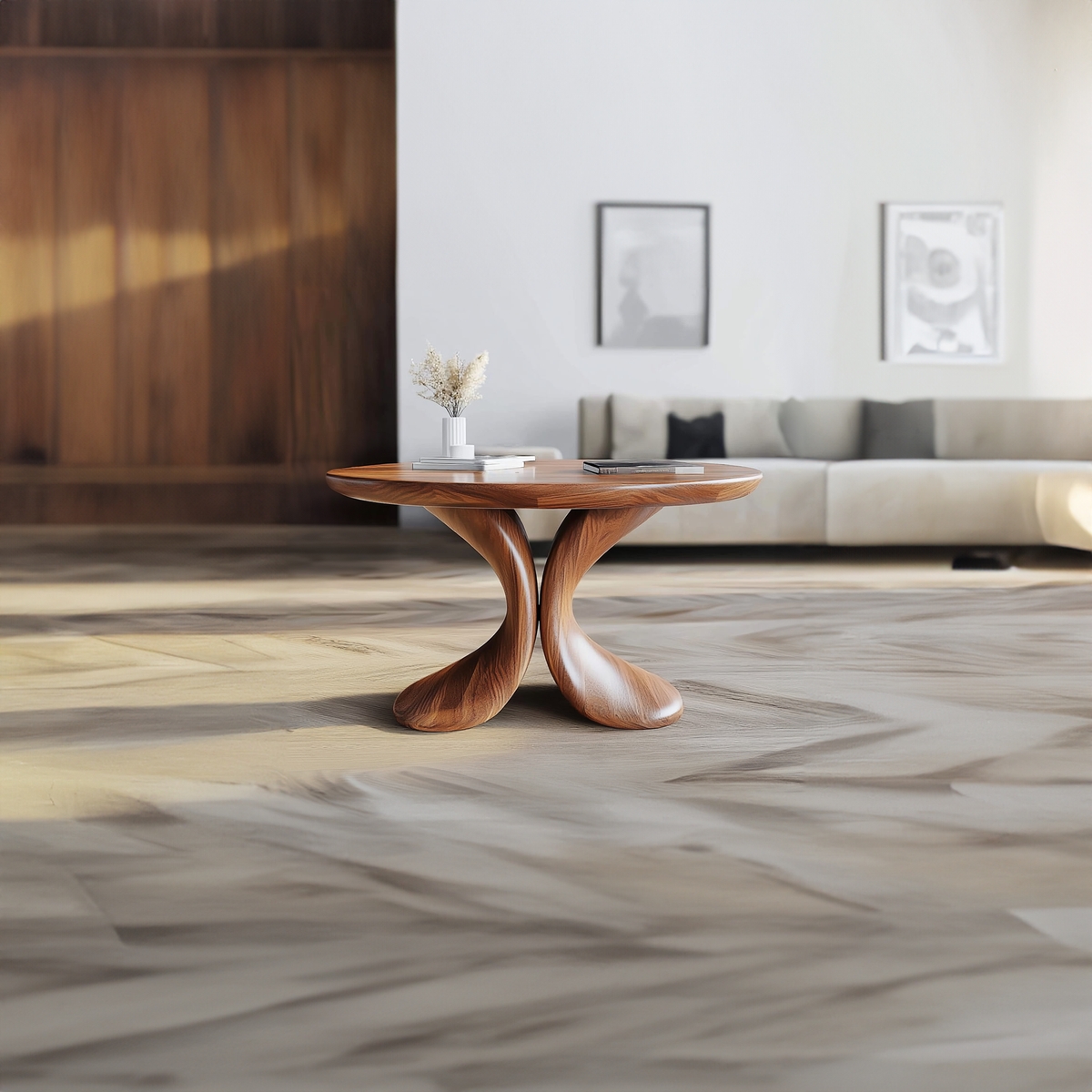Modern Sculptural Coffee Table
