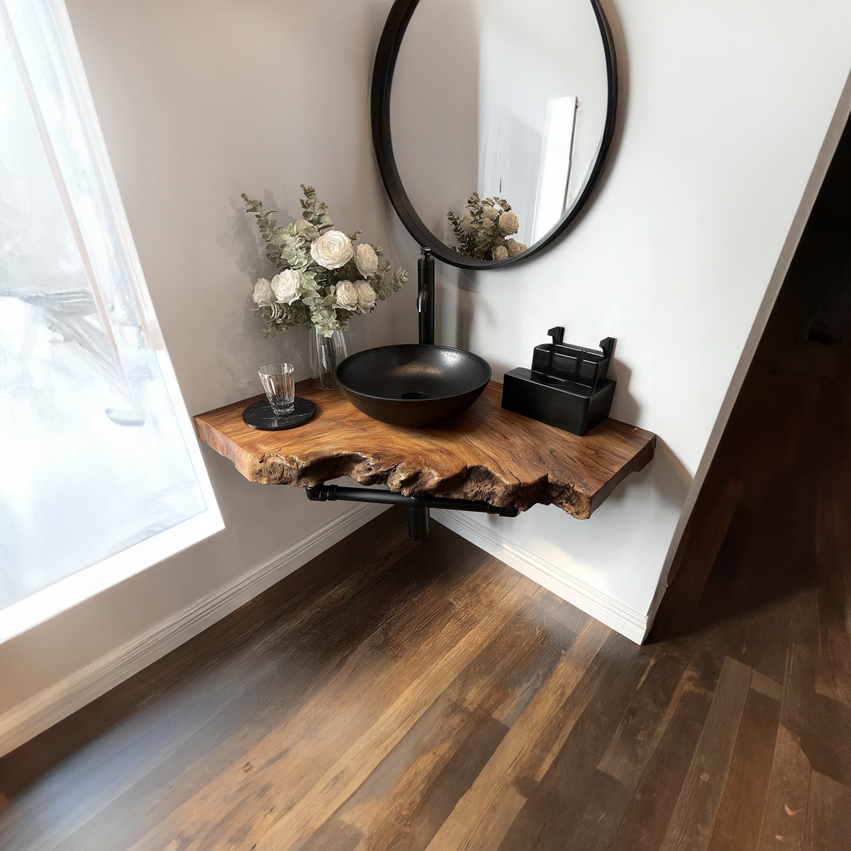 Mid-Century Floating Shelf