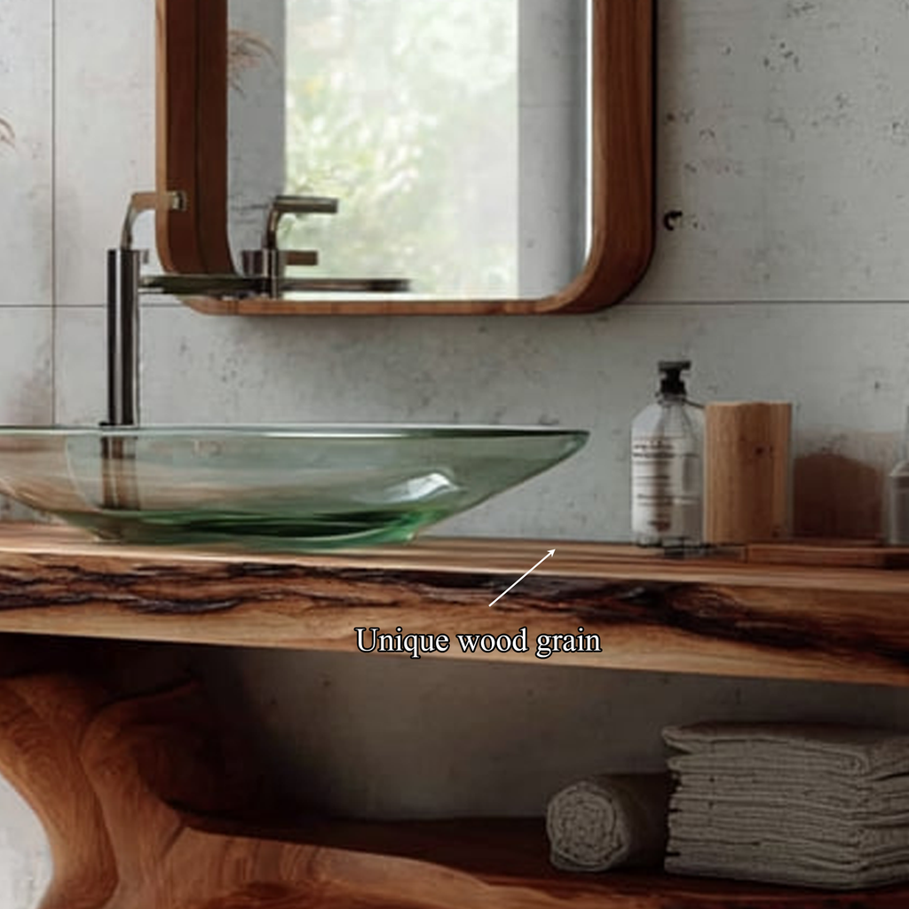 Mid-Century Handmade Washstand