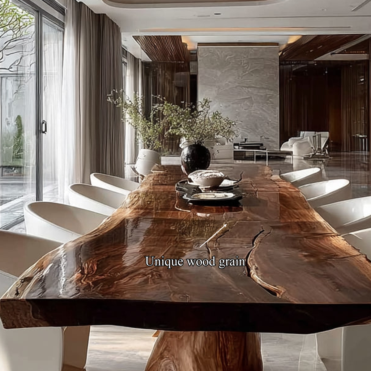 Rustic Live Edge Dining Table