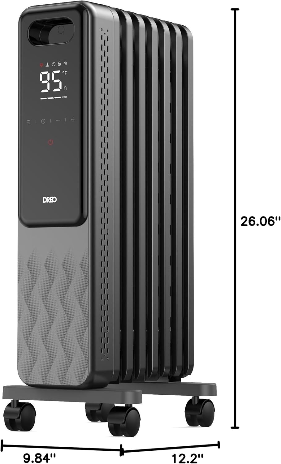 Dreo Oil Filled Radiator Heater, 1500W