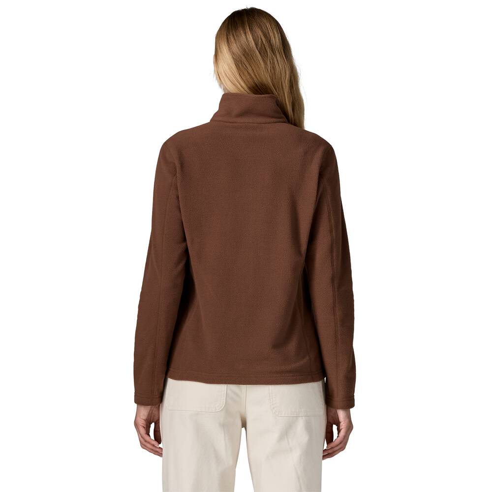 Women's Quarter-Zip Microfleece Pullover - Mango