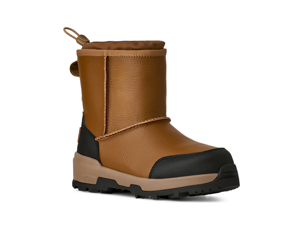 Kids' Waterproof Pull-On Winter Boots - Black