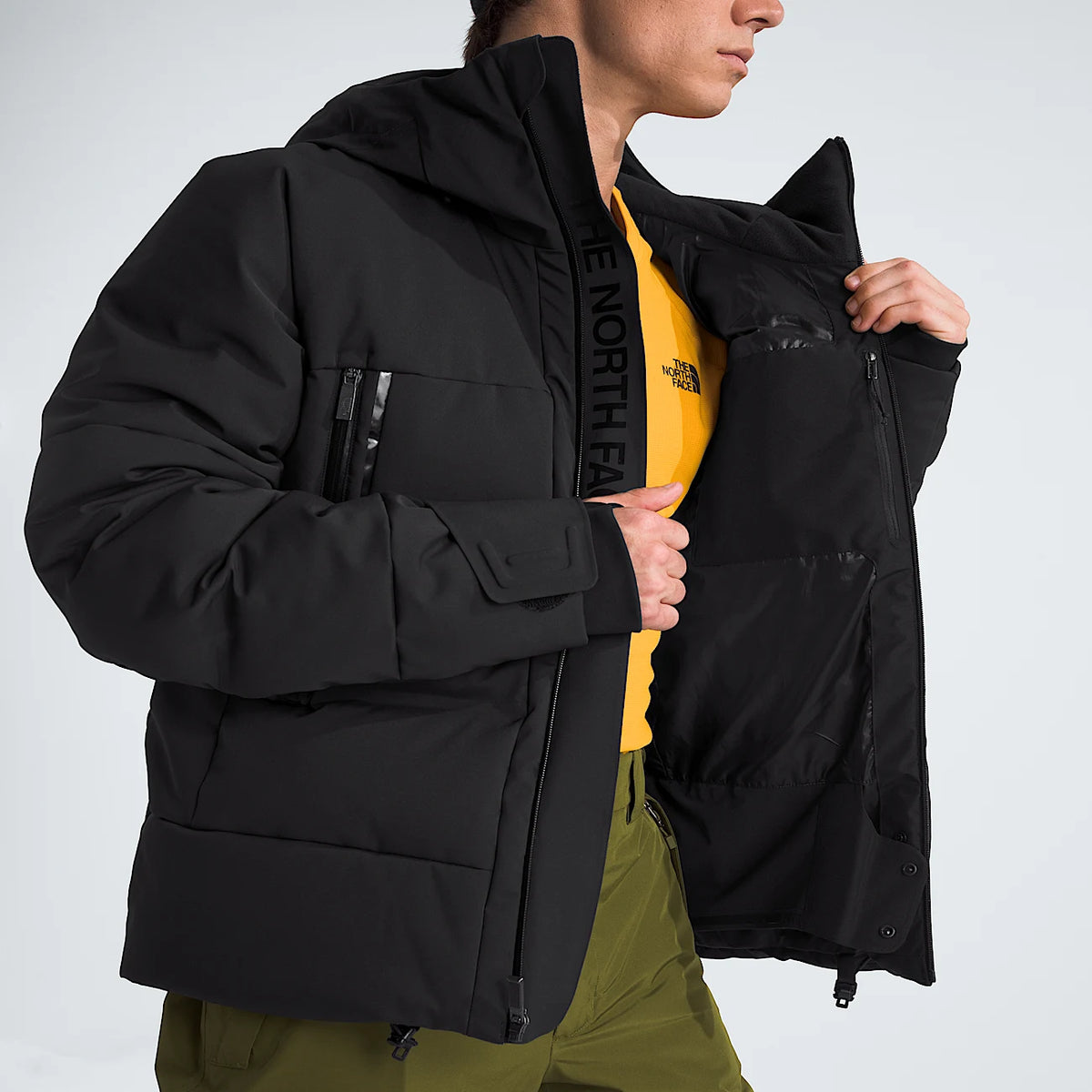 Men's Down Ski Jacket - Black