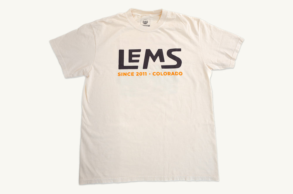 Unisex Cotton Mountain Graphic T-Shirt - Tan